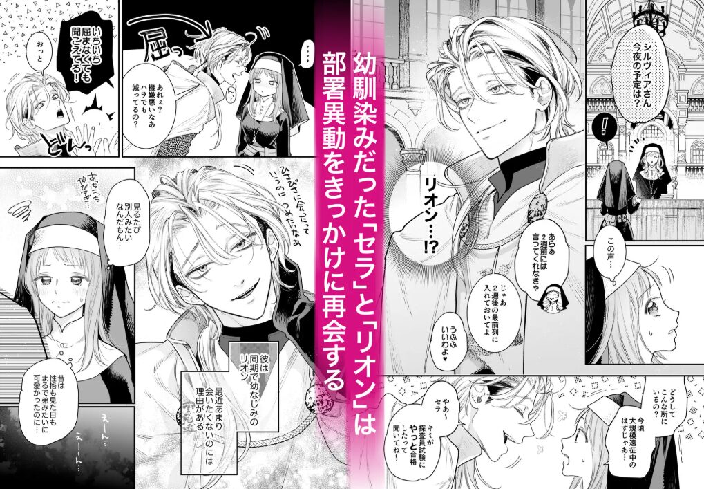 ただの幼馴染みのはずだった聖騎士がダンジョンの密室で積年の執着を告白してきた!?サンプル1